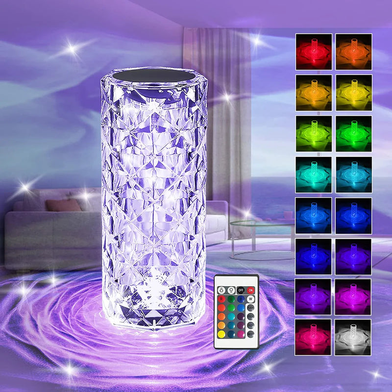 Lámpara de Cristal 3D - W.S