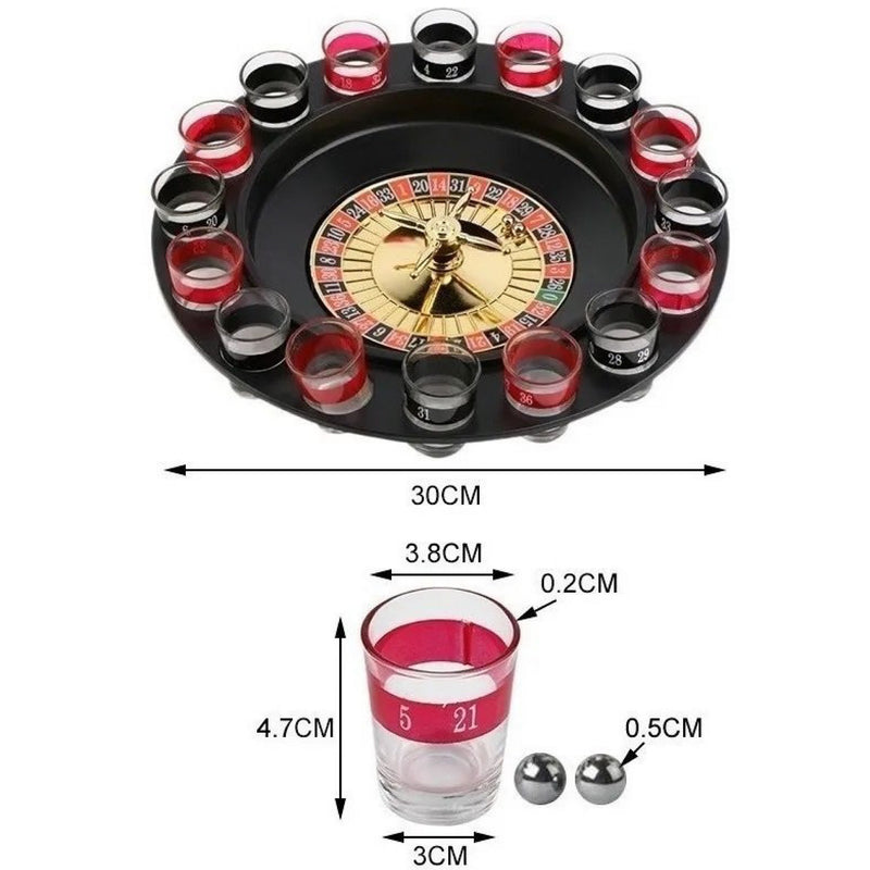 Ruleta tragos shots 16 copas juego adult - W.S