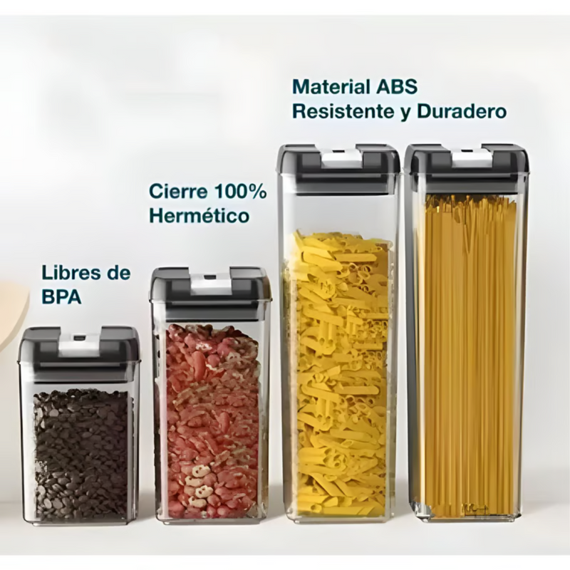 Contenedores para alimentos x7 - W.S