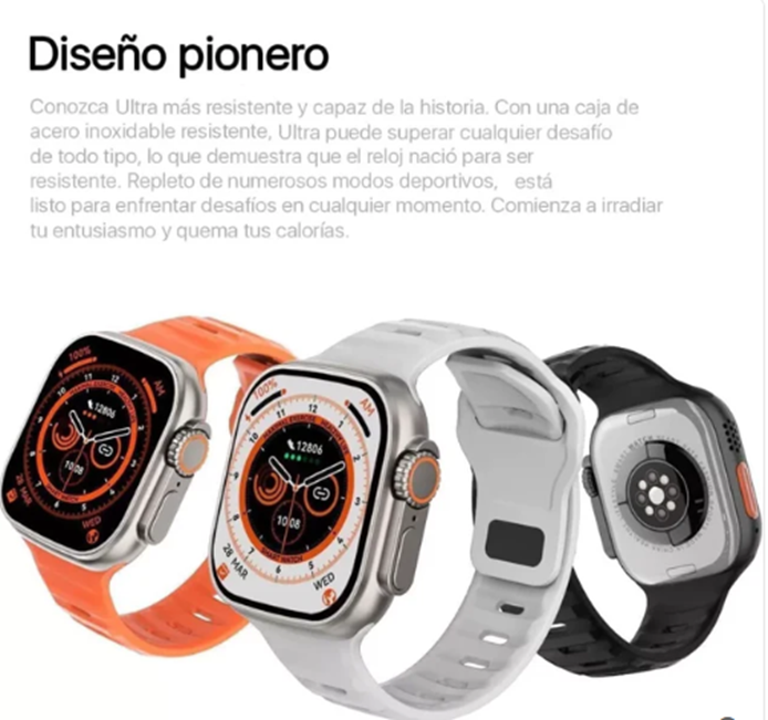 Reloj Inteligente T800 Ultra Series 8 - W.S