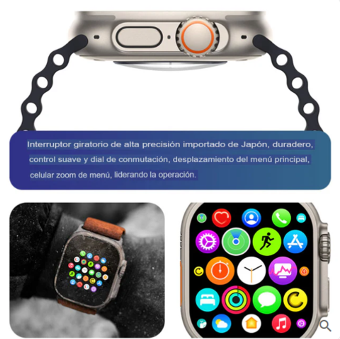 Reloj Inteligente T800 Ultra Series 8 - W.S