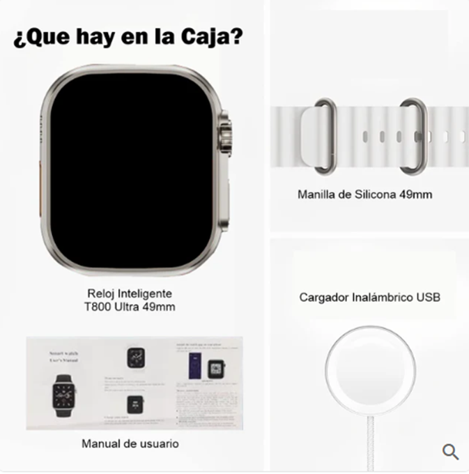 Reloj Inteligente T800 Ultra Series 8 - W.S