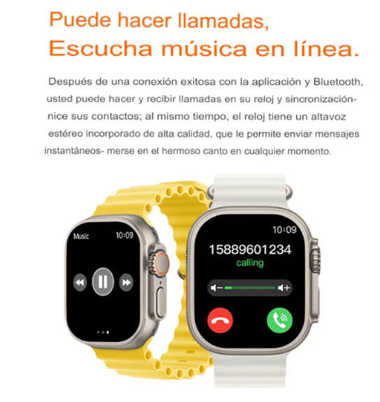 Reloj Inteligente T800 Ultra Series 8 - W.S