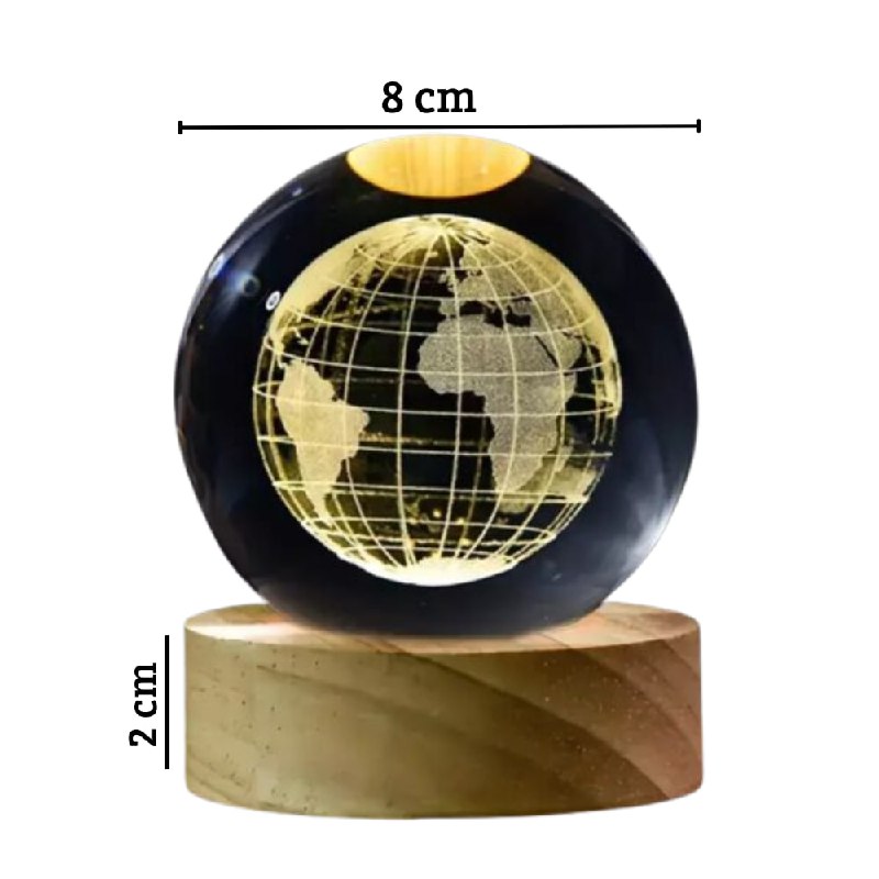 Esfera Globo Terraqueo Multicolor - W.S
