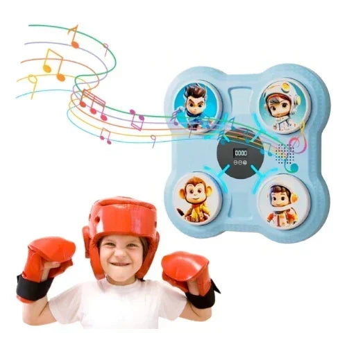 Maquina De Boxeo Musical Para Niños - W.S